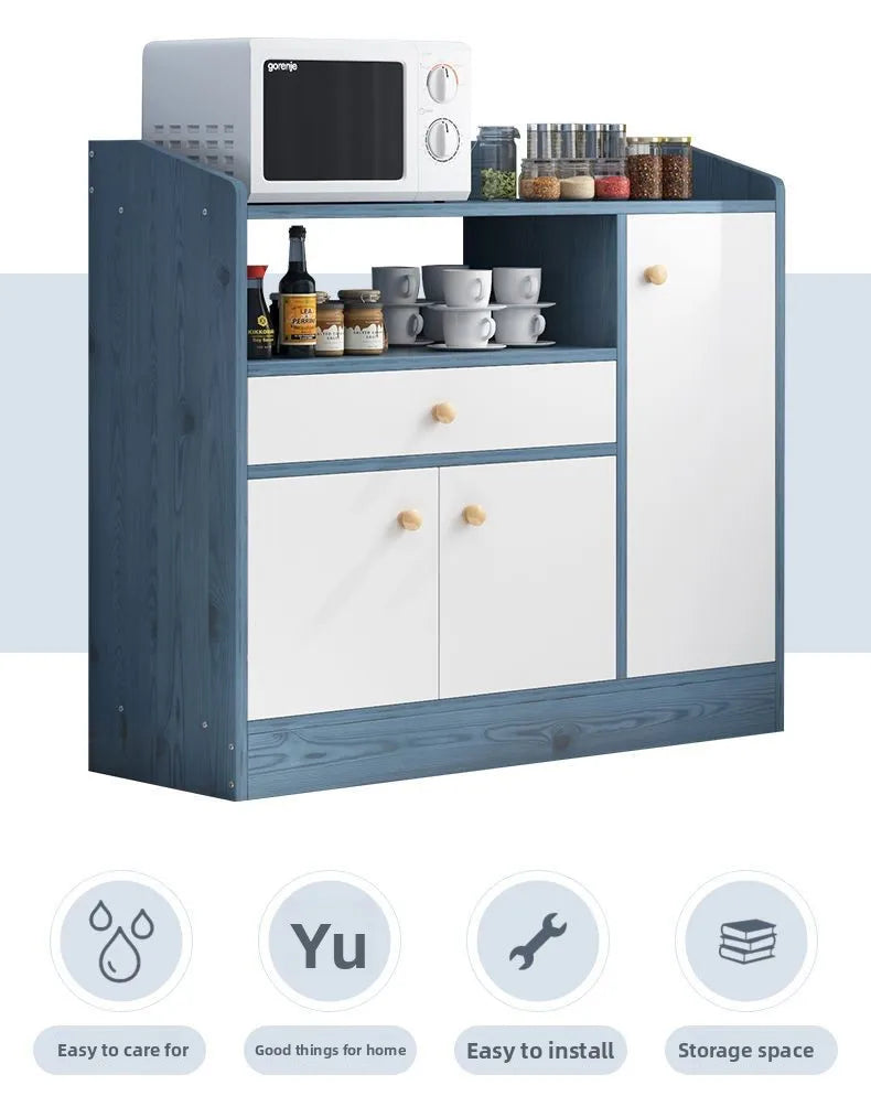 Drawer Modern Sideboard Kitchen Buffet Cabinet Dining Room Storage Furniture Organizer with ShelvesLarge  Sturdy Easy Assembly