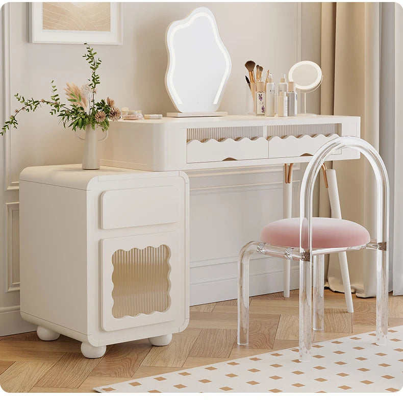 Drawer Corner Dressing Table Organizer Modern Cosmetic Dresser Mirror Stylish Home Decor Storage Essentials Makeup Organization