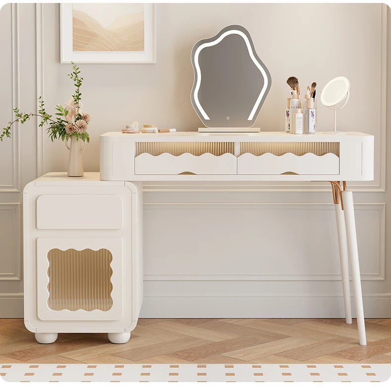 Drawer Corner Dressing Table Organizer Modern Cosmetic Dresser Mirror Stylish Home Decor Storage Essentials Makeup Organization