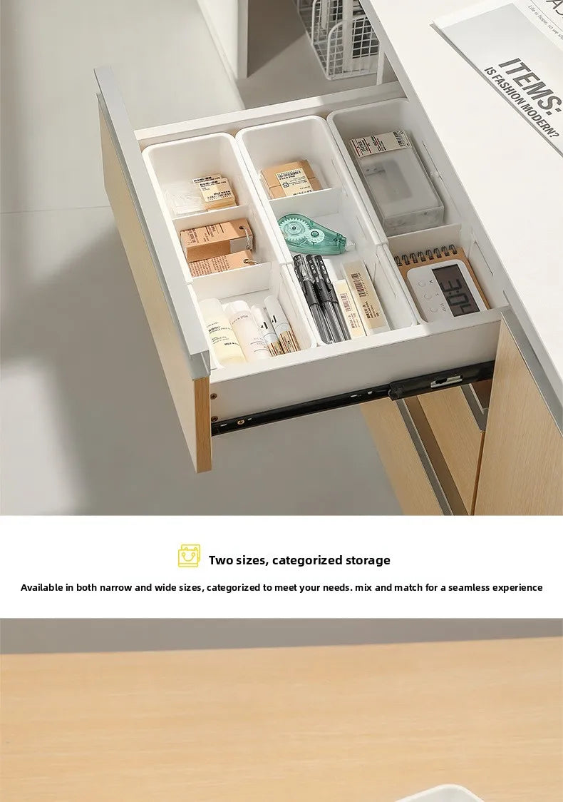 Drawer Organizer Box Home Retractable Sorting Kitchen Compartments Underwear Desktop Cutlery Storage Box