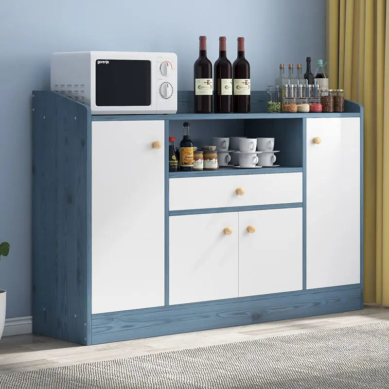 Drawer Modern Sideboard Kitchen Buffet Cabinet Dining Room Storage Furniture Organizer with ShelvesLarge  Sturdy Easy Assembly