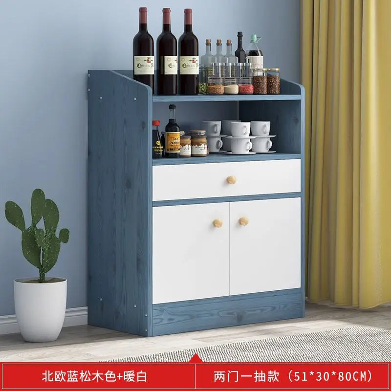 Drawer Modern Sideboard Kitchen Buffet Cabinet Dining Room Storage Furniture Organizer with ShelvesLarge  Sturdy Easy Assembly