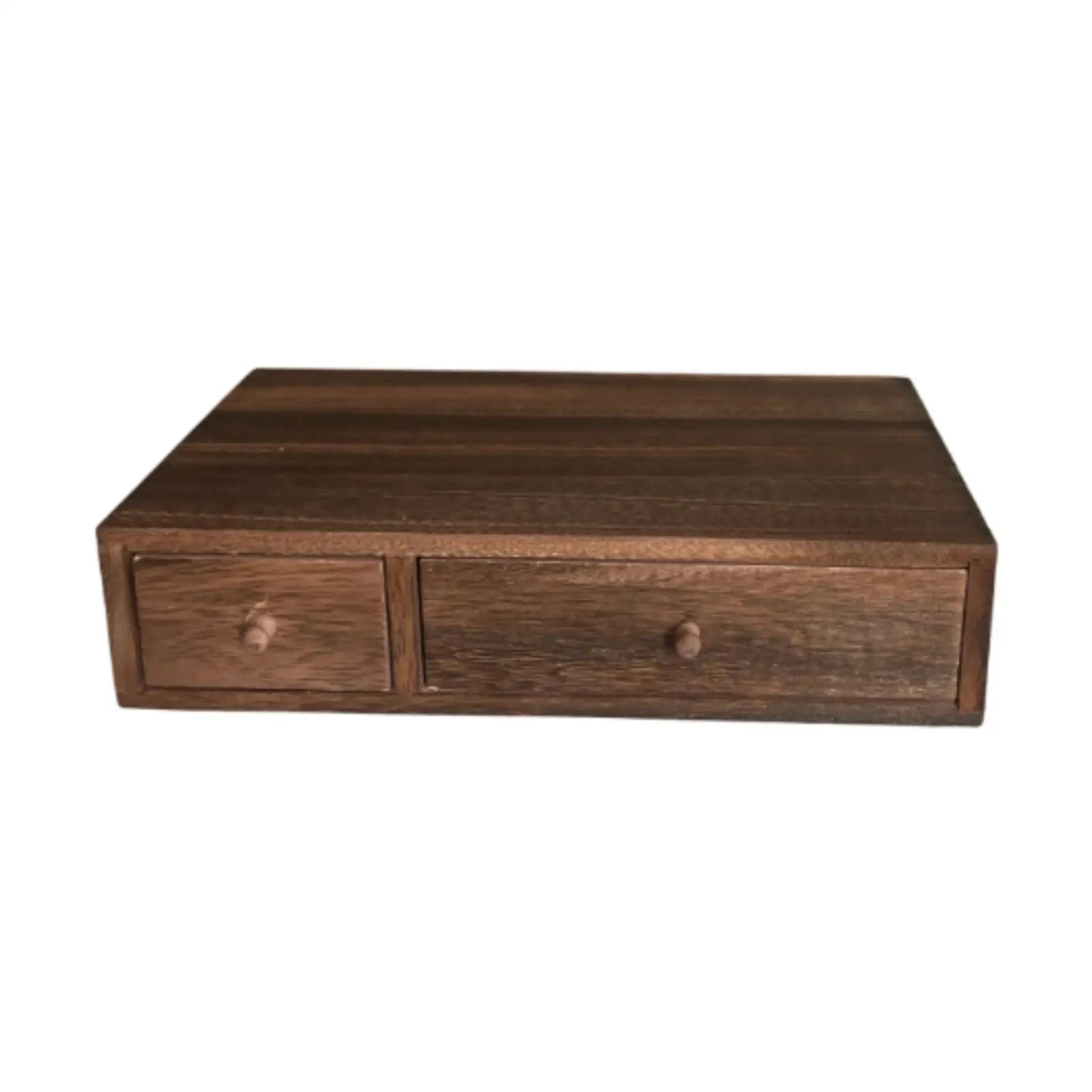 Wood Desktop Organizer Office Supplies Organizer with Drawer Versatile Cosmetic