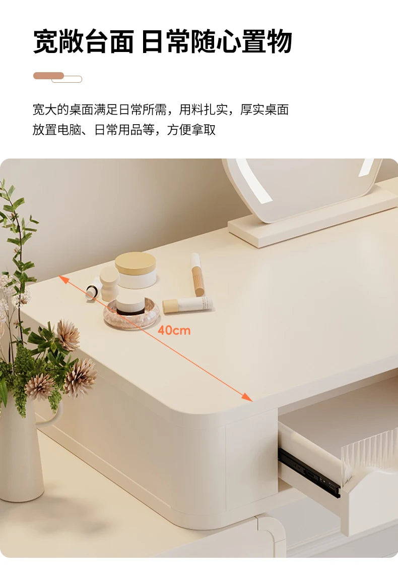 Drawer Corner Dressing Table Organizer Modern Cosmetic Dresser Mirror Stylish Home Decor Storage Essentials Makeup Organization