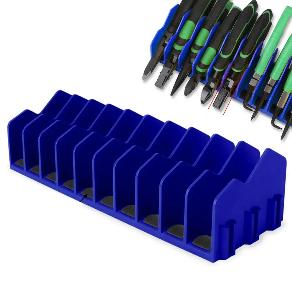 Practical plier organizer rack Holds up to ten pliers Drawer Toolbox Sturdy Pliers Tool Organizer Storage Rack Space-Saving