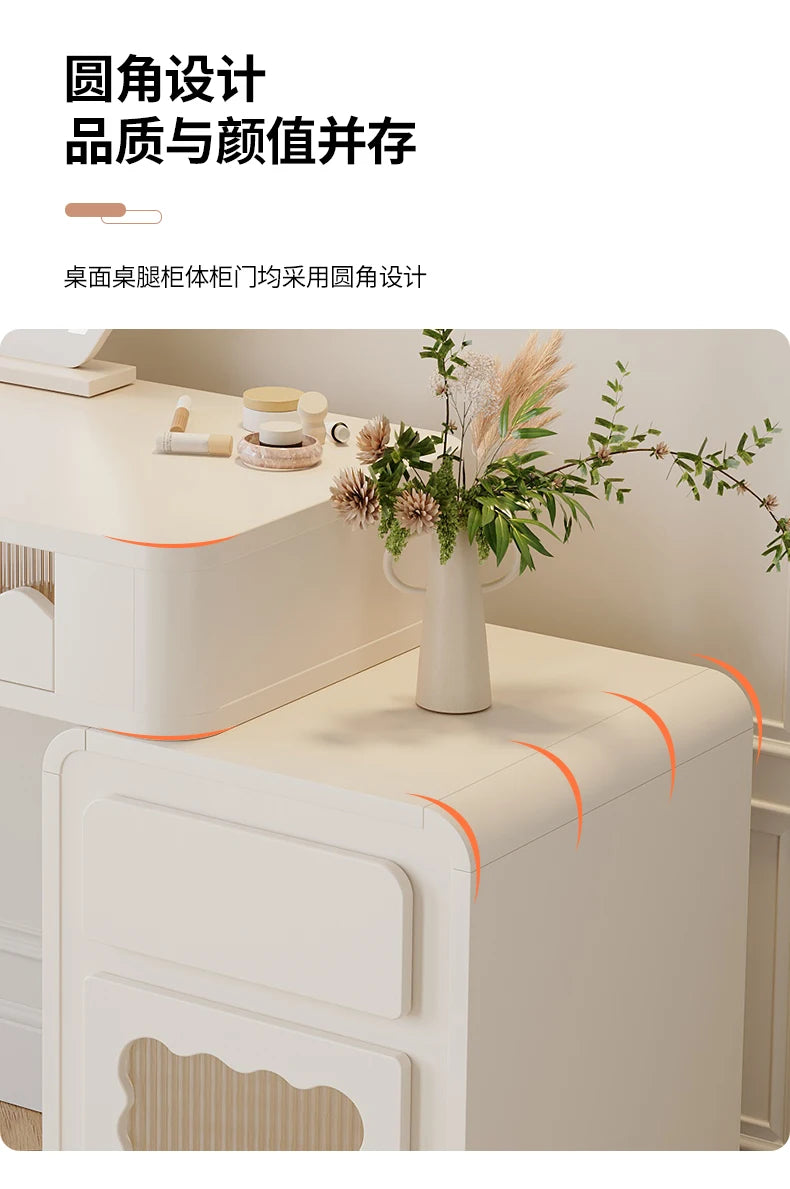 Drawer Corner Dressing Table Organizer Modern Cosmetic Dresser Mirror Stylish Home Decor Storage Essentials Makeup Organization
