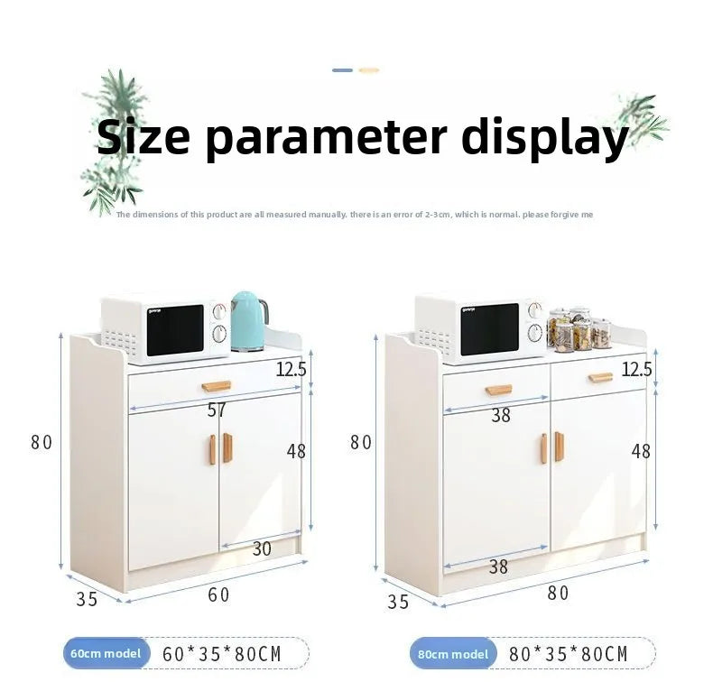 Drawer Modern Sideboard Kitchen Buffet Cabinet Dining Room Storage Furniture Organizer with ShelvesLarge  Sturdy Easy Assembly