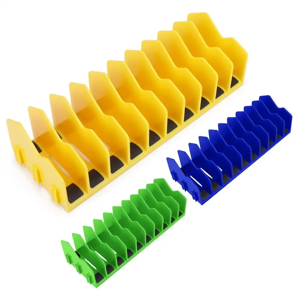 Practical plier organizer rack Holds up to ten pliers Drawer Toolbox Sturdy Pliers Tool Organizer Storage Rack Space-Saving