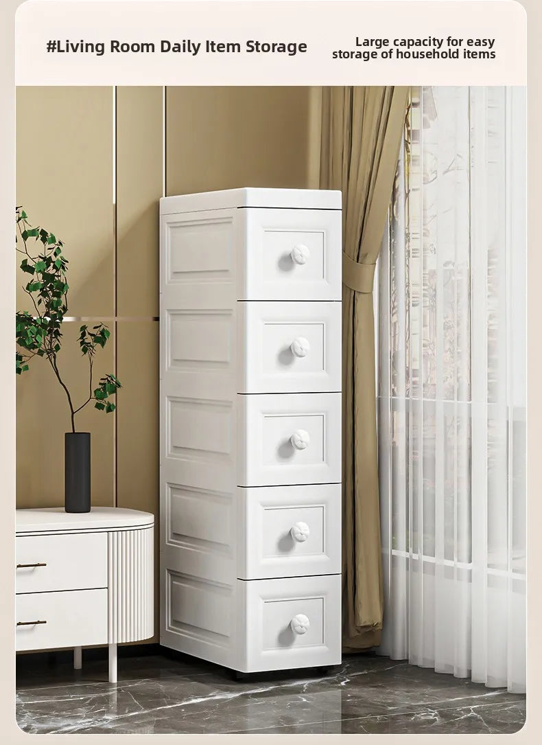 Drawer Style  Organizer Box Home Extreme Narrow Side Stand Cabinet Bathroom  Storage Box Kitchen Shelf