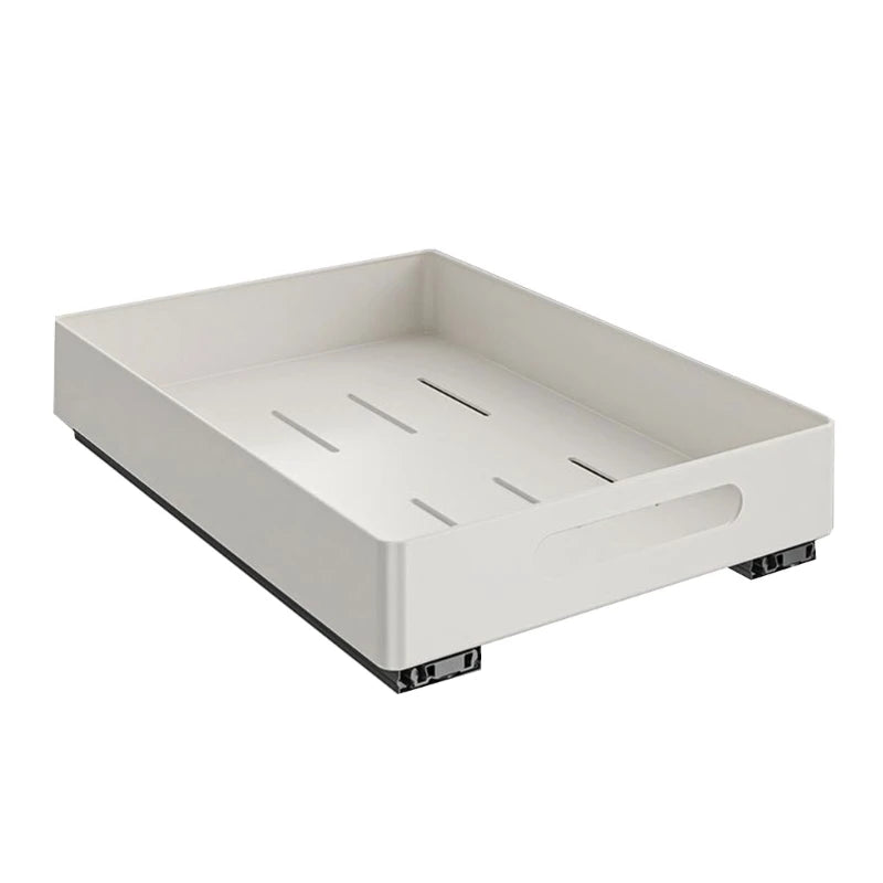 Extendable Cabinet Organizer Pull Out Drawer Practical Storage Rack for Book and Condiments Bedroom Organization Tool