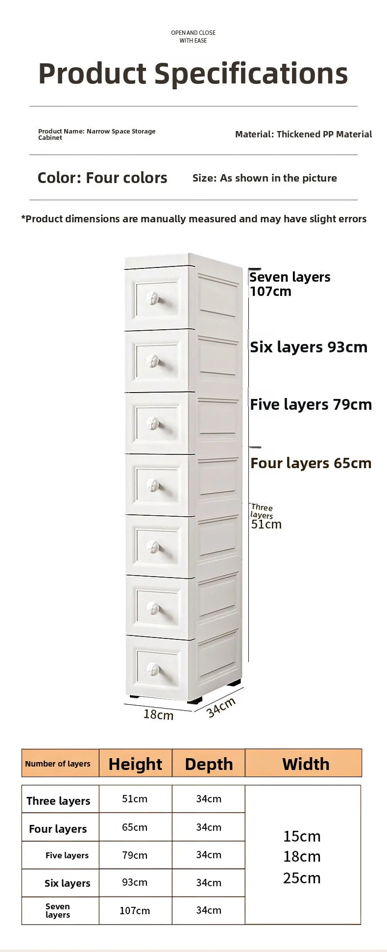 Drawer Style  Organizer Box Home Extreme Narrow Side Stand Cabinet Bathroom  Storage Box Kitchen Shelf