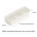 Drawer Organizer Box Home Retractable Sorting Kitchen Compartments Underwear Desktop Cutlery Storage Box