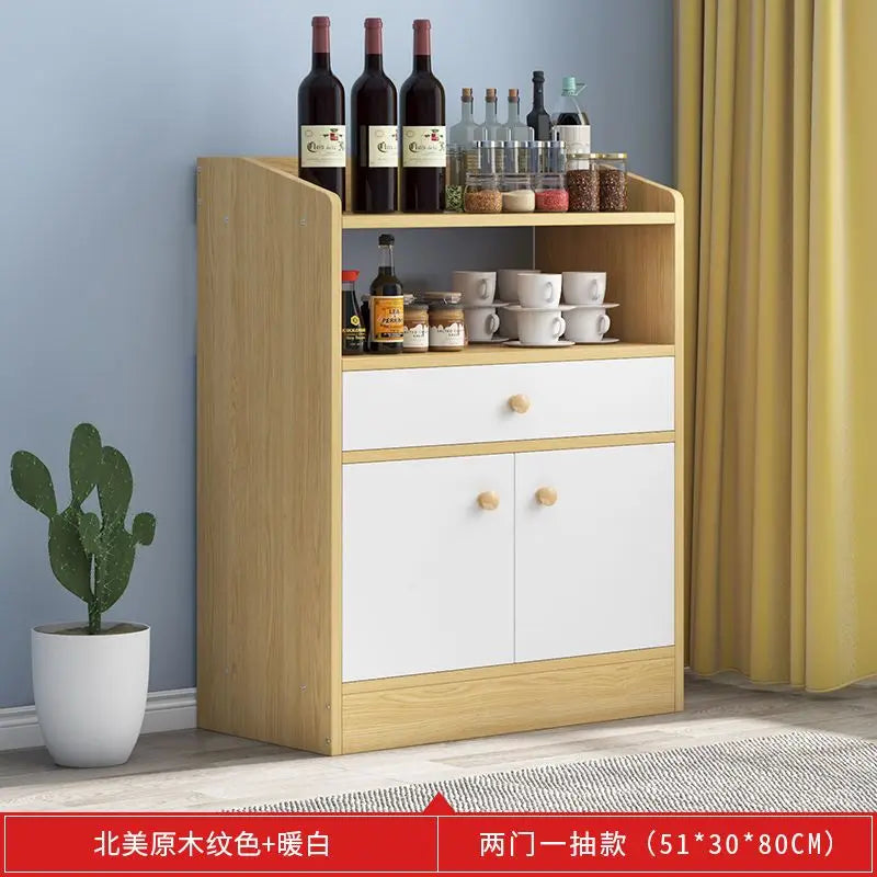 Drawer Modern Sideboard Kitchen Buffet Cabinet Dining Room Storage Furniture Organizer with ShelvesLarge  Sturdy Easy Assembly