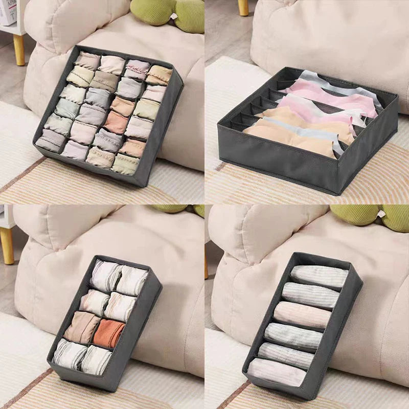 Home wardrobe drawer organizers - clothing, underwear, socks, bra organizers - essential home necessities cabinet organization