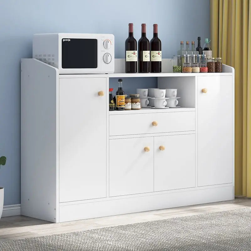 Drawer Modern Sideboard Kitchen Buffet Cabinet Dining Room Storage Furniture Organizer with ShelvesLarge  Sturdy Easy Assembly