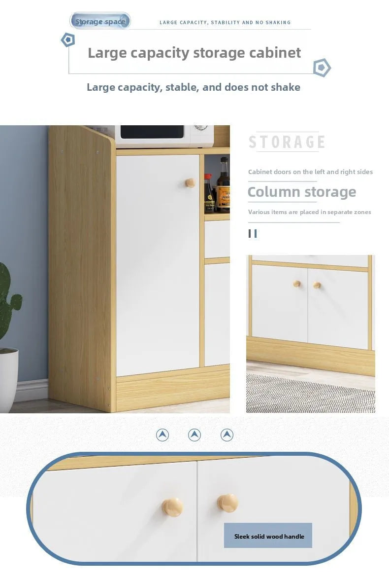 Drawer Modern Sideboard Kitchen Buffet Cabinet Dining Room Storage Furniture Organizer with ShelvesLarge  Sturdy Easy Assembly