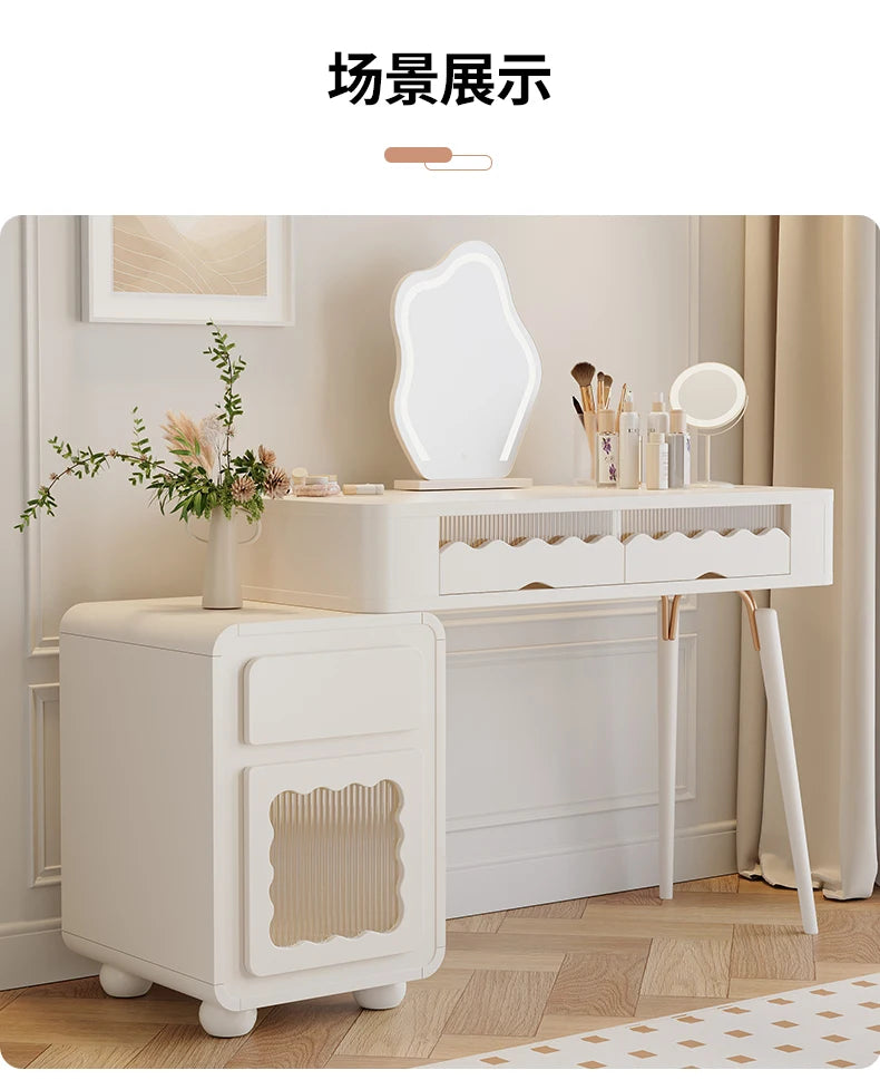 Drawer Corner Dressing Table Organizer Modern Cosmetic Dresser Mirror Stylish Home Decor Storage Essentials Makeup Organization