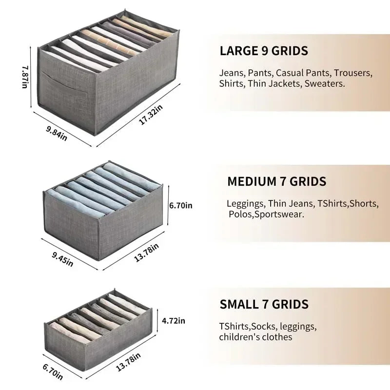 Bedroom Drawers Underwear Organizer for Drawers Clothing Organizationfor Jewelry in The Closet Jeans Socks Organizer Storage Box