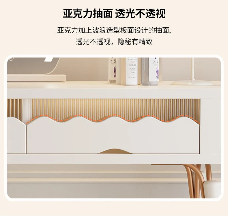 Drawer Corner Dressing Table Organizer Modern Cosmetic Dresser Mirror Stylish Home Decor Storage Essentials Makeup Organization