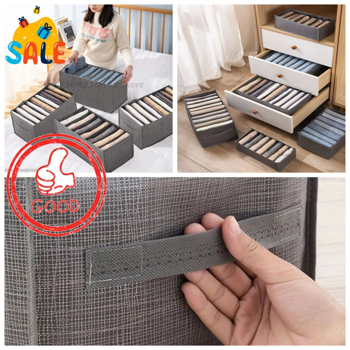 Bedroom Drawers Underwear Organizer for Drawers Clothing Organizationfor Jewelry in The Closet Jeans Socks Organizer Storage Box