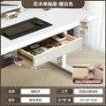 Solid Wood Desk Drawer Pull-Out Organizer Under-Desk Hidden Storage Box for Office Miscellaneous Storage for Documents