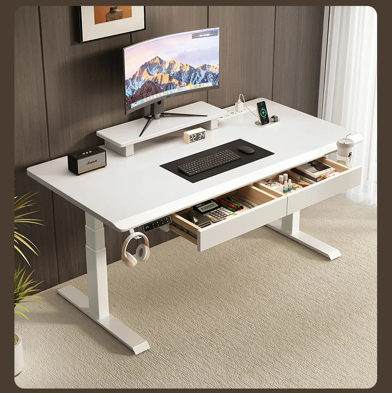 Solid Wood Desk Drawer Pull-Out Organizer Under-Desk Hidden Storage Box for Office Miscellaneous Storage for Documents