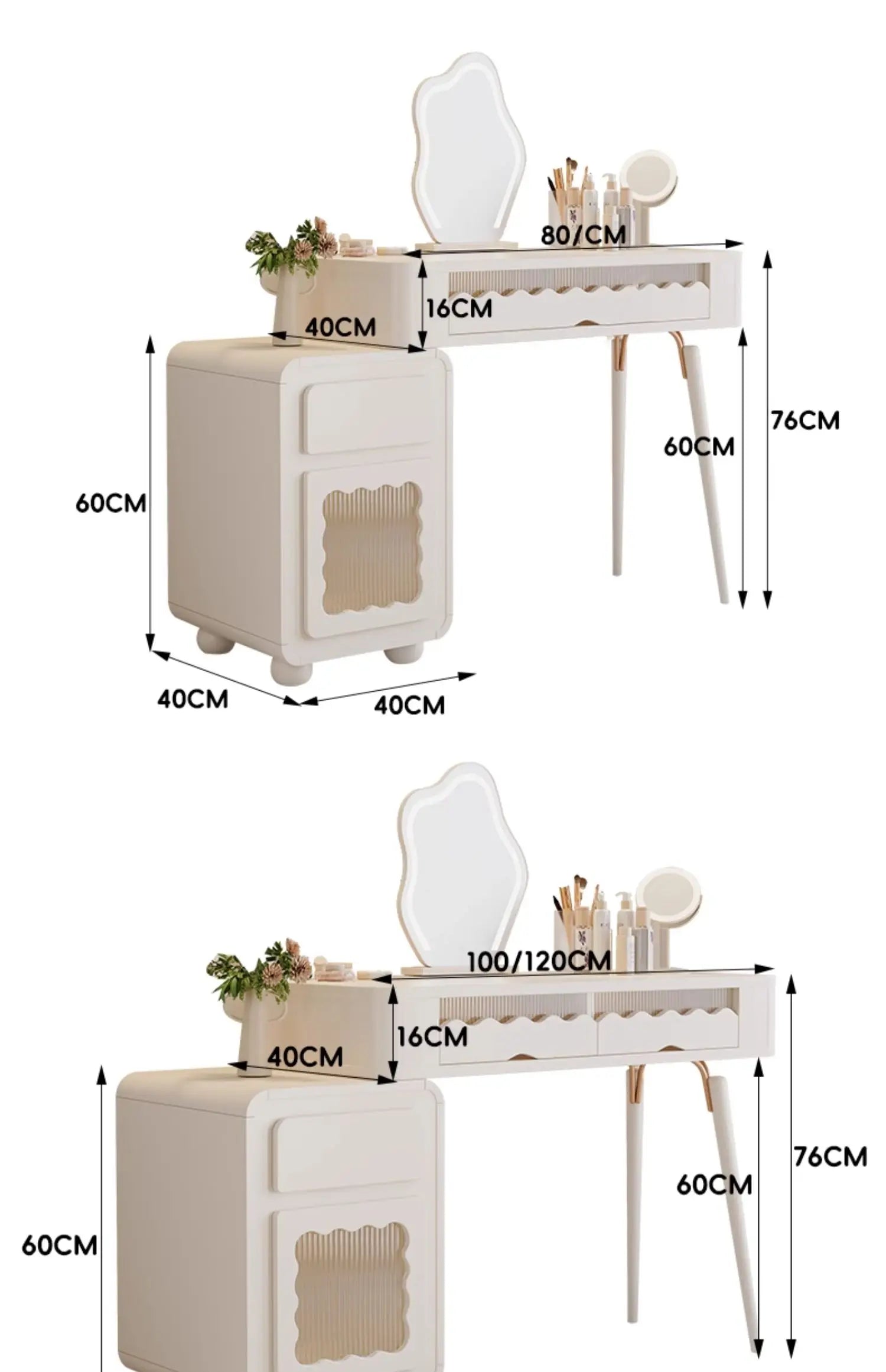 Drawer Corner Dressing Table Organizer Modern Cosmetic Dresser Mirror Stylish Home Decor Storage Essentials Makeup Organization