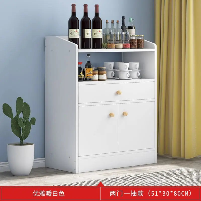 Drawer Modern Sideboard Kitchen Buffet Cabinet Dining Room Storage Furniture Organizer with ShelvesLarge  Sturdy Easy Assembly