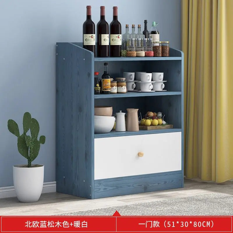 Drawer Modern Sideboard Kitchen Buffet Cabinet Dining Room Storage Furniture Organizer with ShelvesLarge  Sturdy Easy Assembly