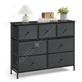 Dresser for Bedroom Closet Organizer and Storage Cabinet with 7 Fabric Drawers Chest of Drawers